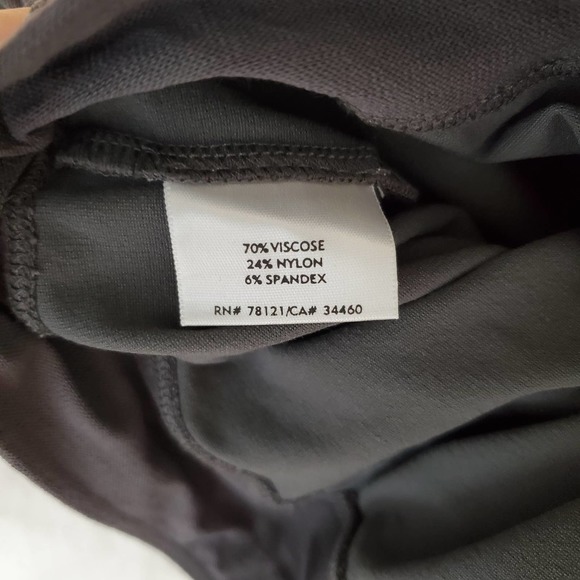 EILEEN FISHER Grey Washable Stretch Crepe Slim Fit Ankle Pants Sz Small S - Picture 8 of 8